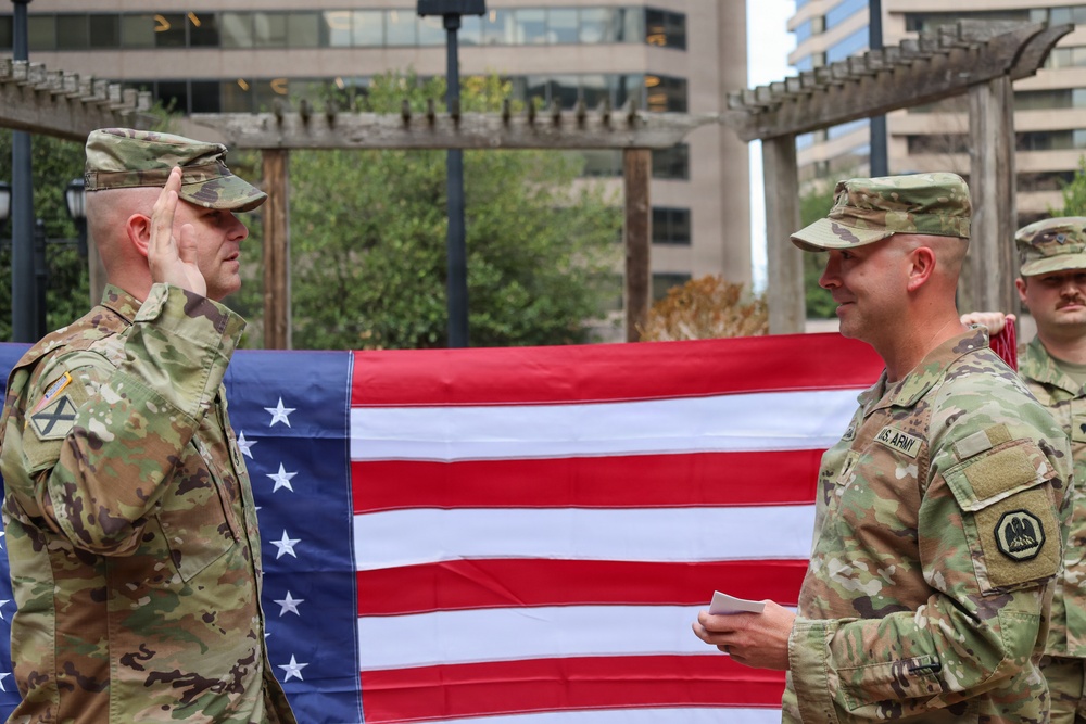 Staff Sgt. Cummings Re-Enlistment