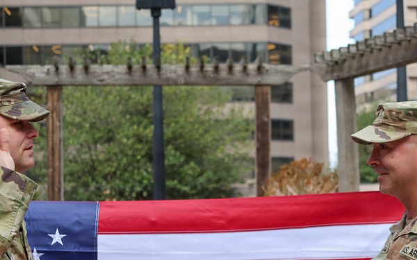 Staff Sgt. Cummings Re-Enlistment