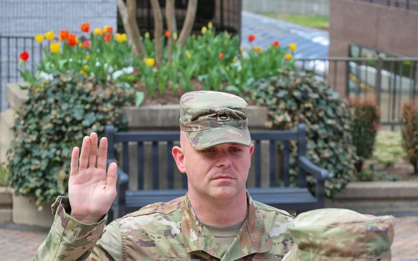 Staff Sgt. Cummings Re-Enlistment