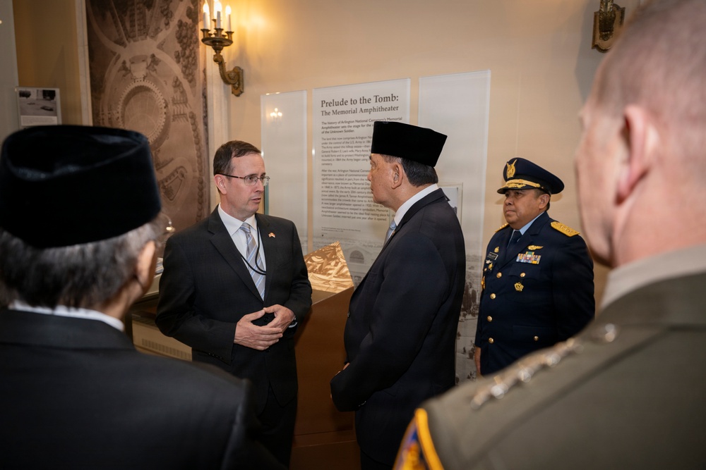 Indonesian Minister of Defense Sjafrie Sjamsoeddin Visits ANC