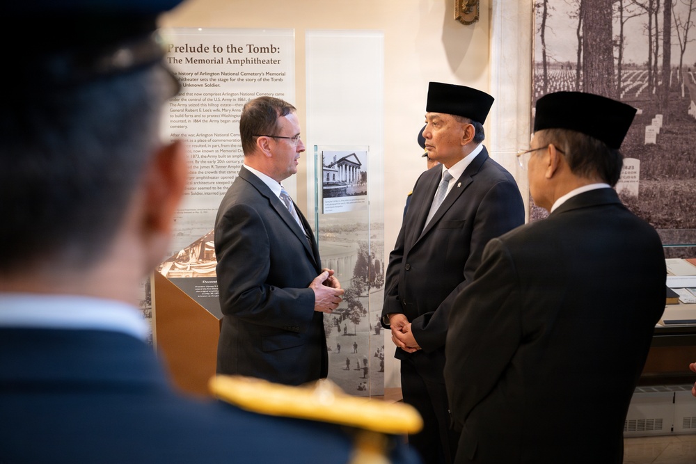 Indonesian Minister of Defense Sjafrie Sjamsoeddin Visits ANC