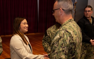Commander Naval Medical Forces Atlantic visits NMCSD