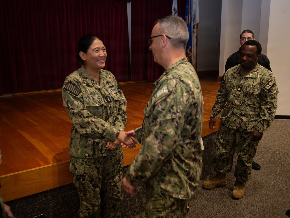 Commander Naval Medical Forces Atlantic visits NMCSD