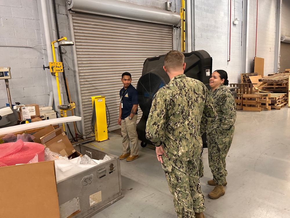 NAVSUP FLC Jacksonville Sailors support Supply Management Inspection