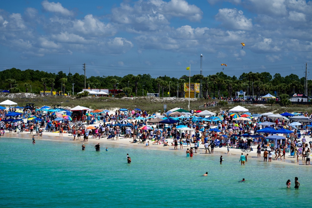 Thunderbirds Soar Over the Emerald Coast