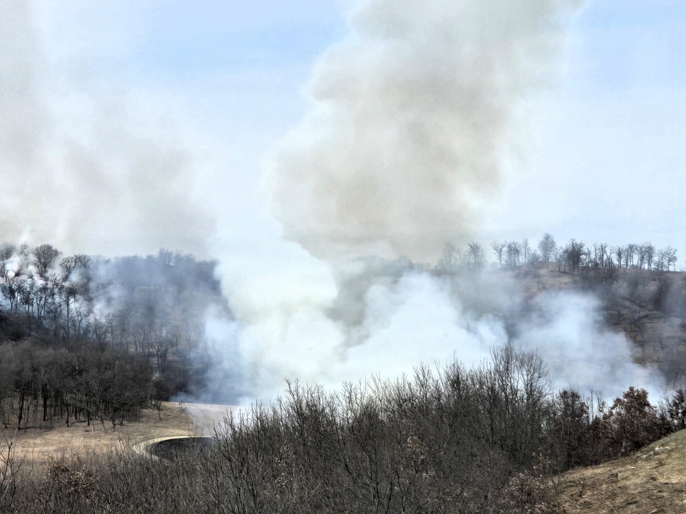 Spring prescribed burns renew training lands, ecosystems at Fort McCoy