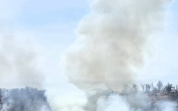 Photo Story: April 2026 prescribed burn operations at Fort McCoy