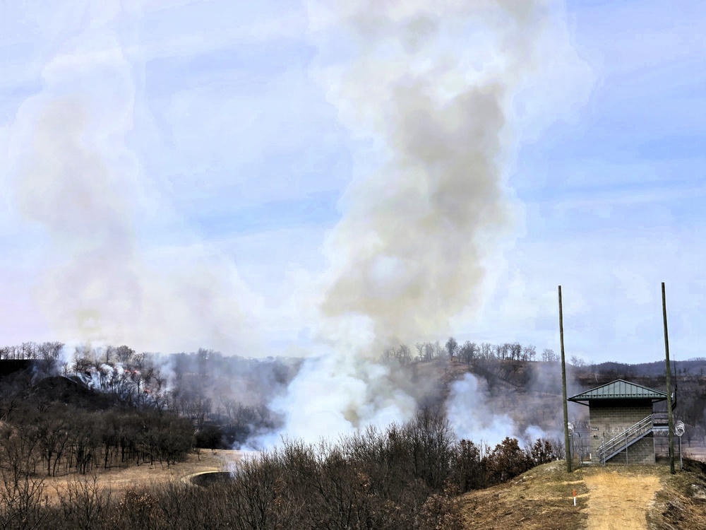 Spring prescribed burns renew training lands, ecosystems at Fort McCoy