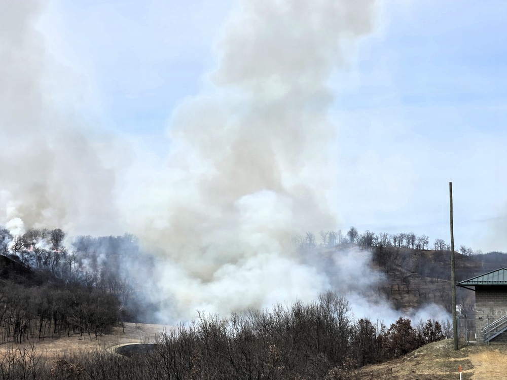 Spring prescribed burns renew training lands, ecosystems at Fort McCoy