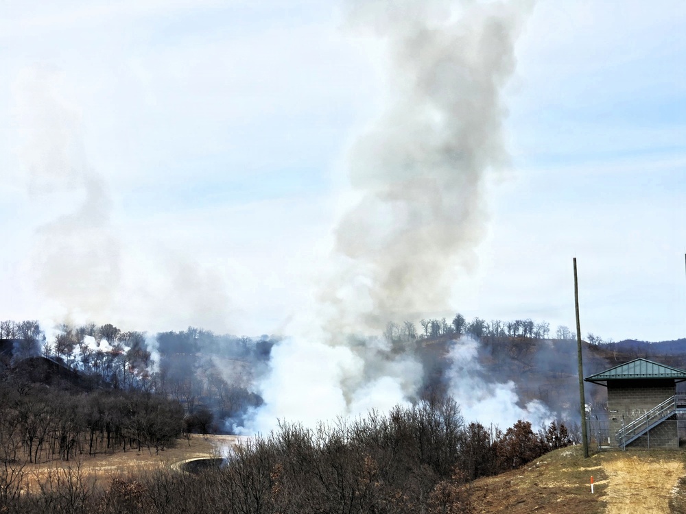 Spring prescribed burns renew training lands, ecosystems at Fort McCoy