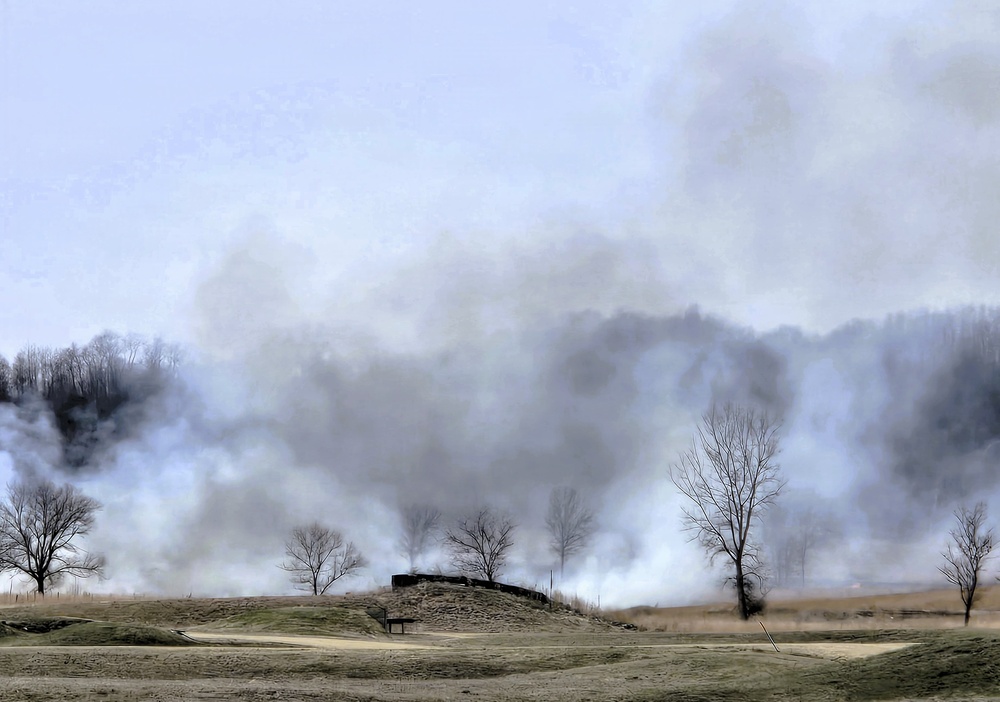 Spring prescribed burns renew training lands, ecosystems at Fort McCoy