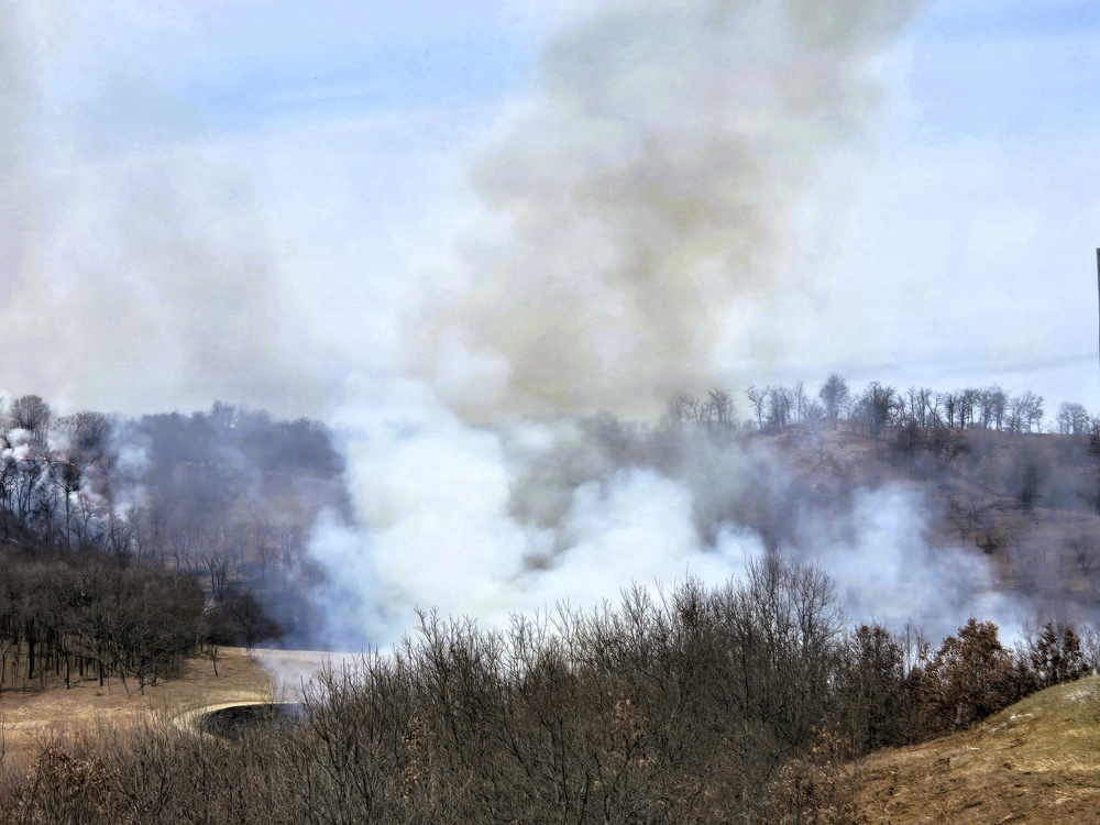 Spring prescribed burns renew training lands, ecosystems at Fort McCoy