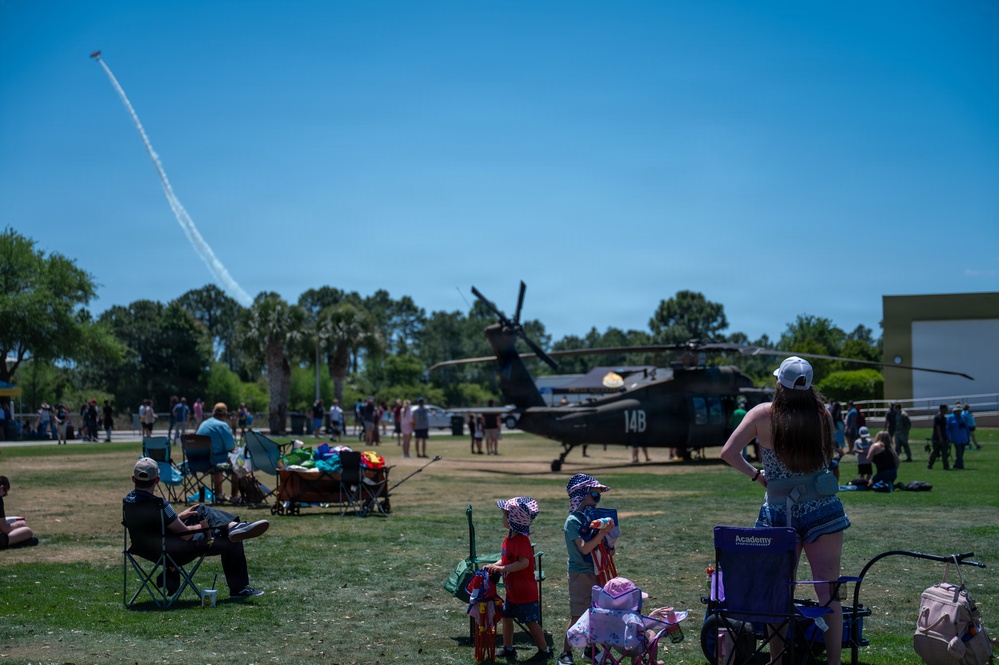 Thunderbirds Soar Over the Emerald Coast