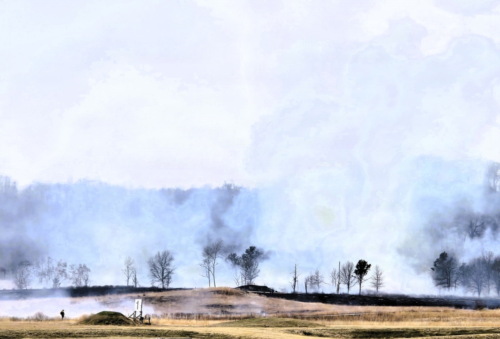 Spring prescribed burns renew training lands, ecosystems at Fort McCoy