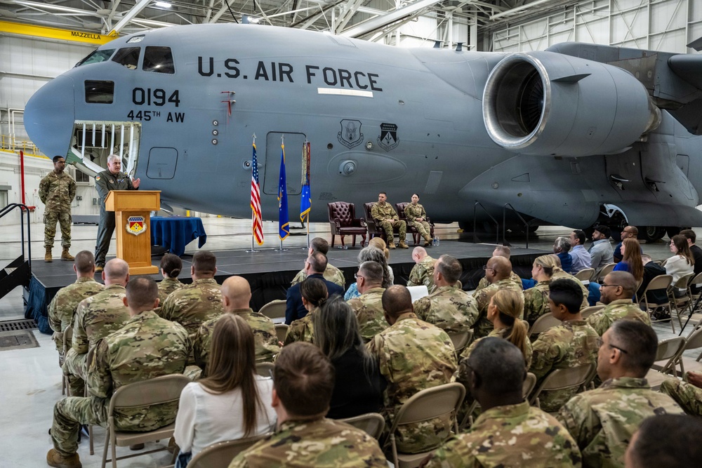445th Airlift Wing welcomes new command chief