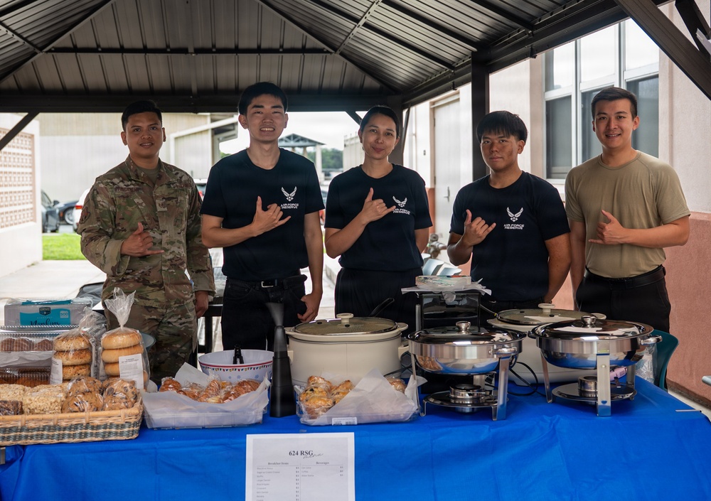 624th RSG Airmen build morale through unit bake sale