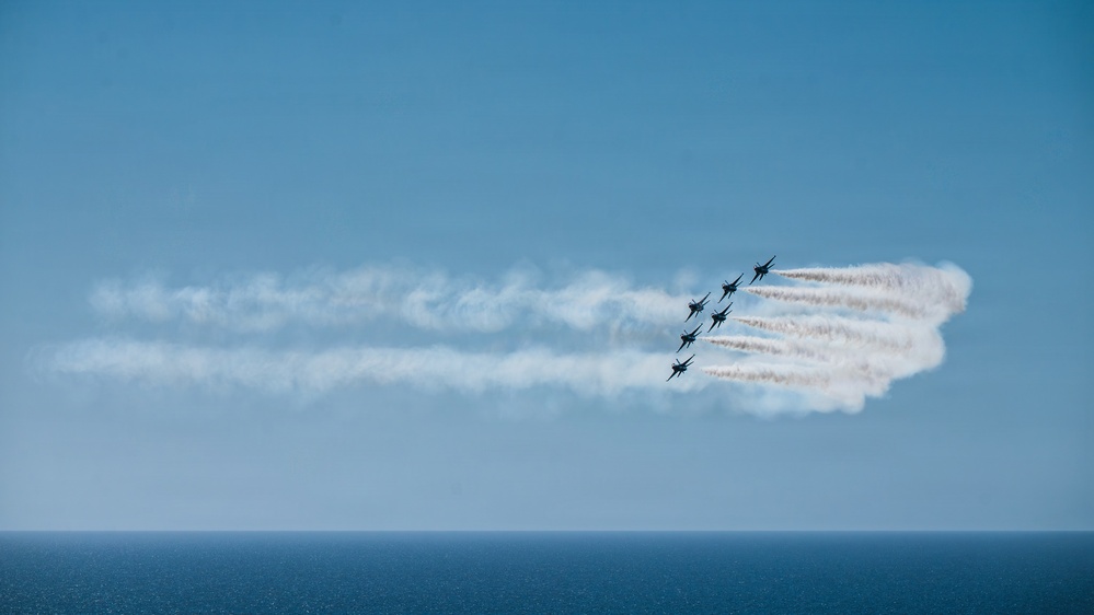 Thunderbirds Soar Over the Emerald Coast