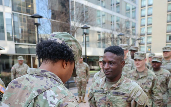 Sgt. 1st Class Stevenson Promotion