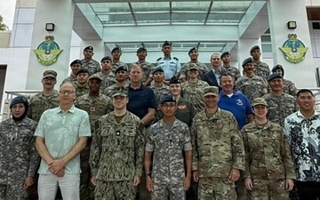 U.S. Air Force Reserve participates in air domain awareness training with Royal Brunei Air Force