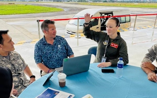 U.S. Air Force Reserve participates in air domain awareness training with Royal Brunei Air Force