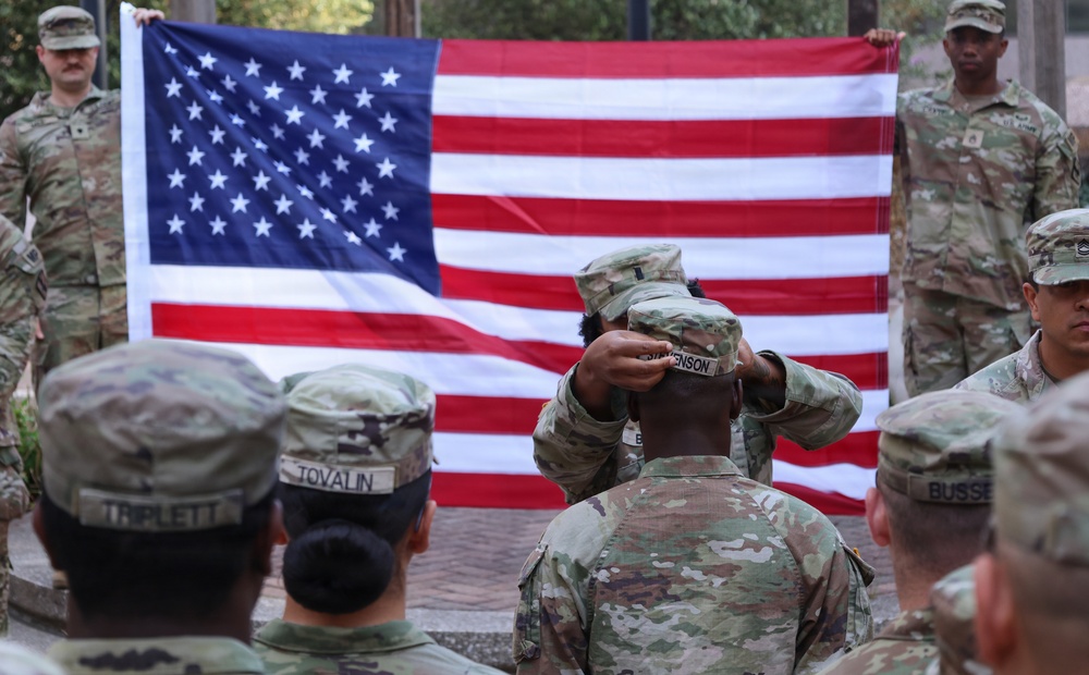 Sgt. 1st Class Stevenson Promotion