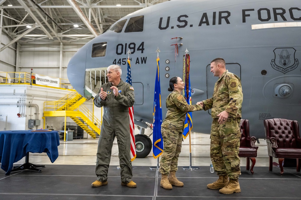 445th Airlift Wing welcomes new command chief