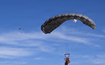 Military Free Fall Students Train at Proving Ground
