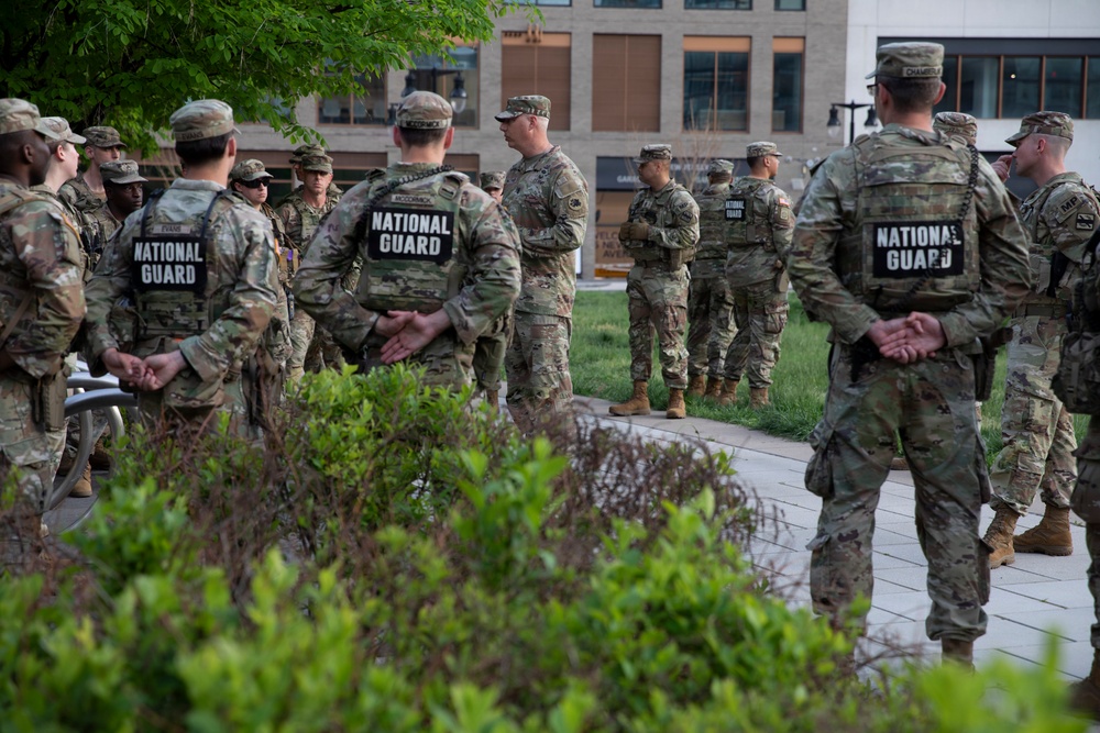 Georgia State Command Sgt. Maj. visits JTF-DC Soldiers