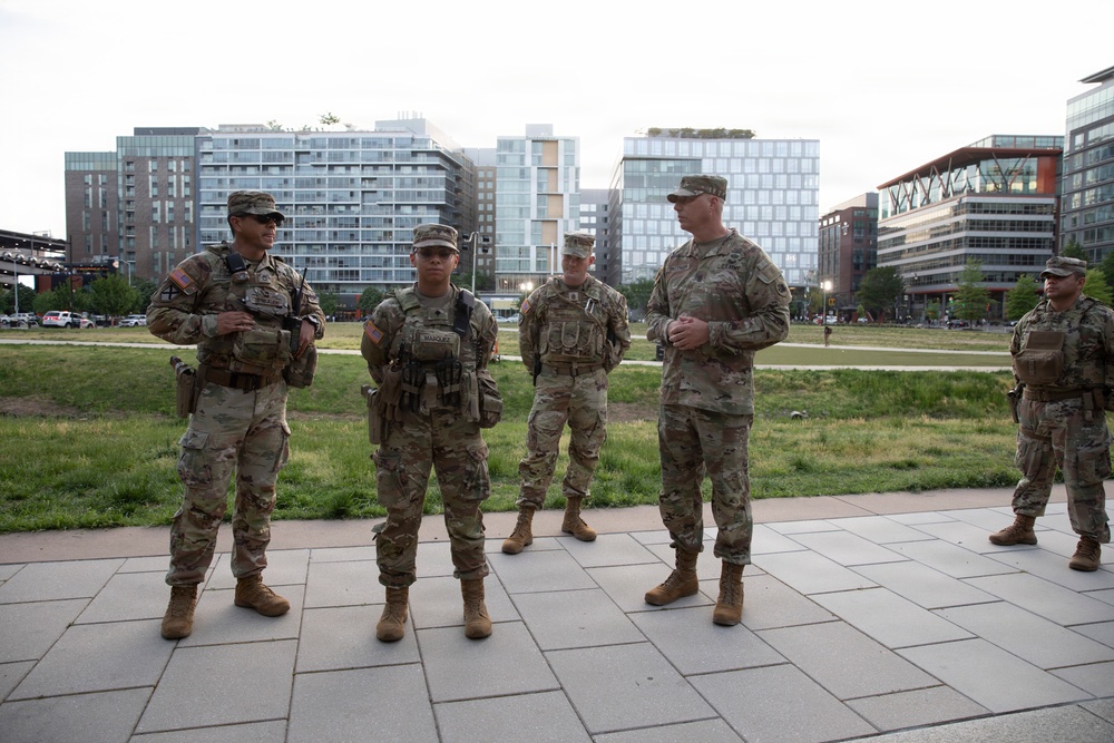 Georgia State Command Sgt. Maj. visits JTF-DC Soldiers
