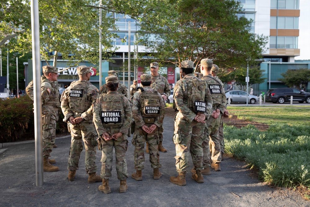 Georgia State Command Sgt. Maj. visits JTF-DC Soldiers