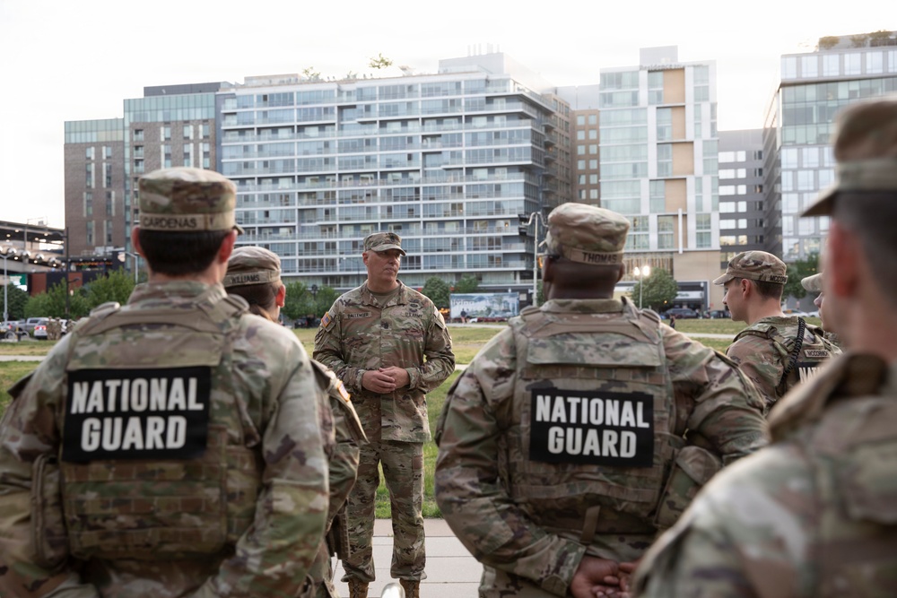 Georgia State Command Sgt. Maj. visits JTF-DC Soldiers