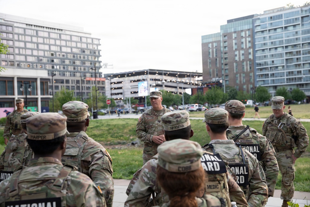 Georgia State Command Sgt. Maj. visits JTF-DC Soldiers
