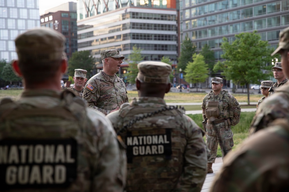 Georgia State Command Sgt. Maj. visits JTF-DC Soldiers