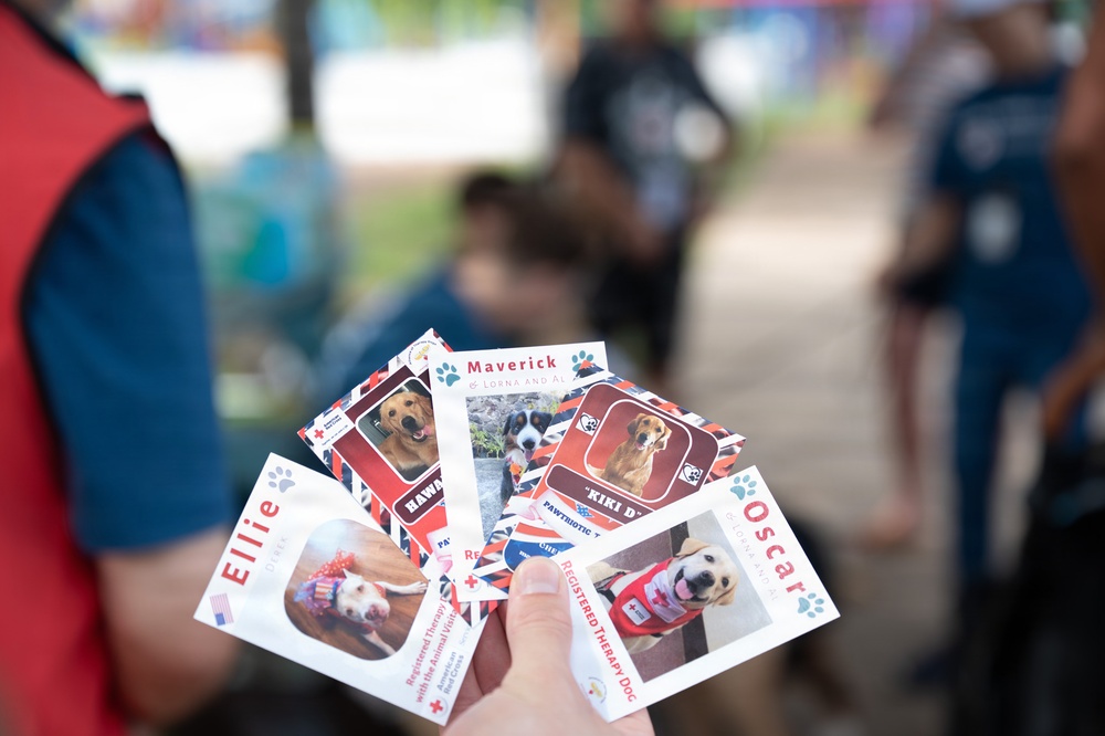 624th RSG Key Support Program strengthens community at 'Park and Puppies' event