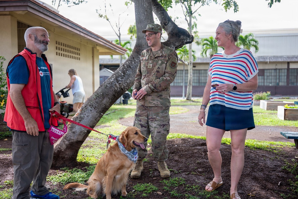 624th RSG Key Support Program strengthens community at 'Park and Puppies' event