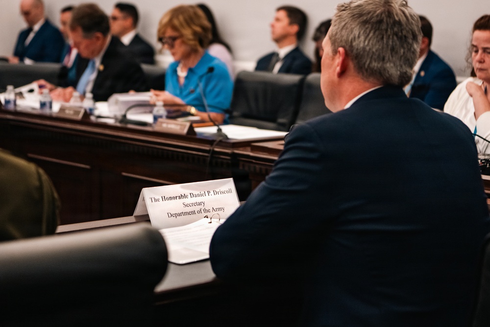 Sec Army Budget Hearing