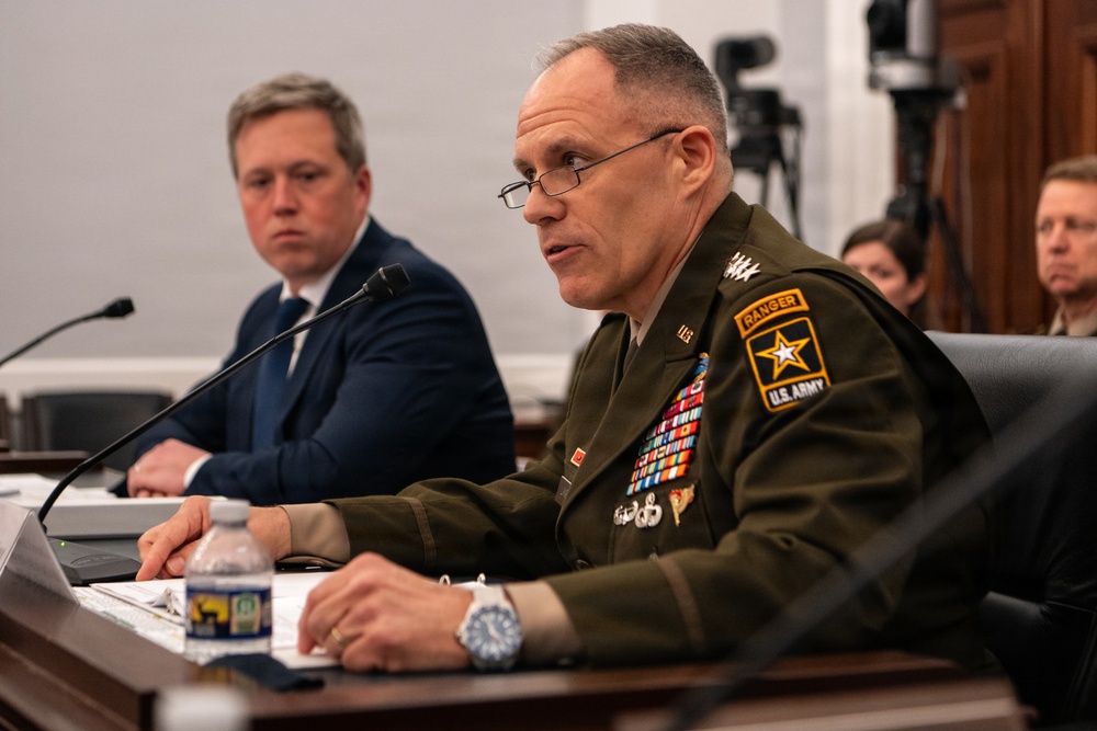 Sec Army Budget Hearing