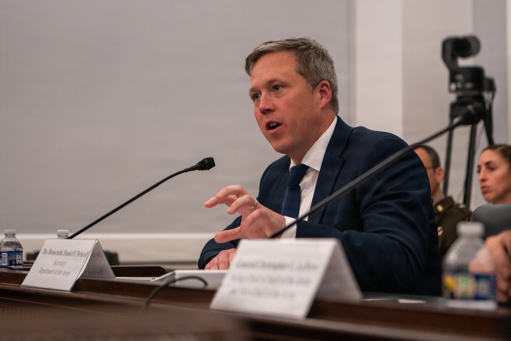 Sec Army Budget Hearing