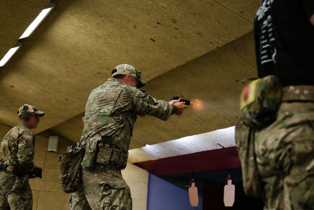 5th Special Forces Group (Airborne) conducts indoor range