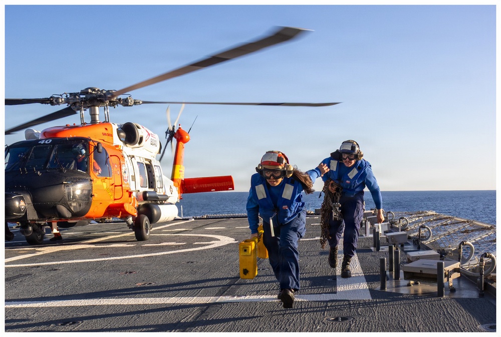 U.S. Coast Guard Cutter Bertholf Returns to their Homeport After an 80-Day deployment to the Eastern Pacific Ocean