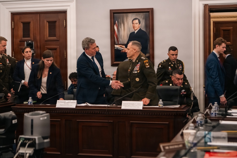 Sec Army Budget Hearing