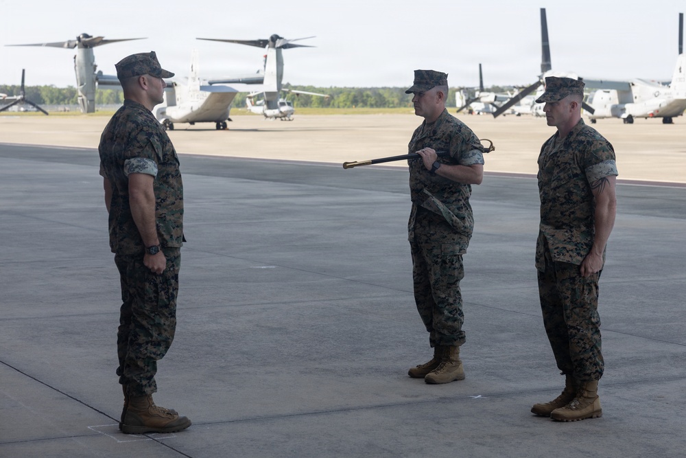 VMM-261 relief and appointment