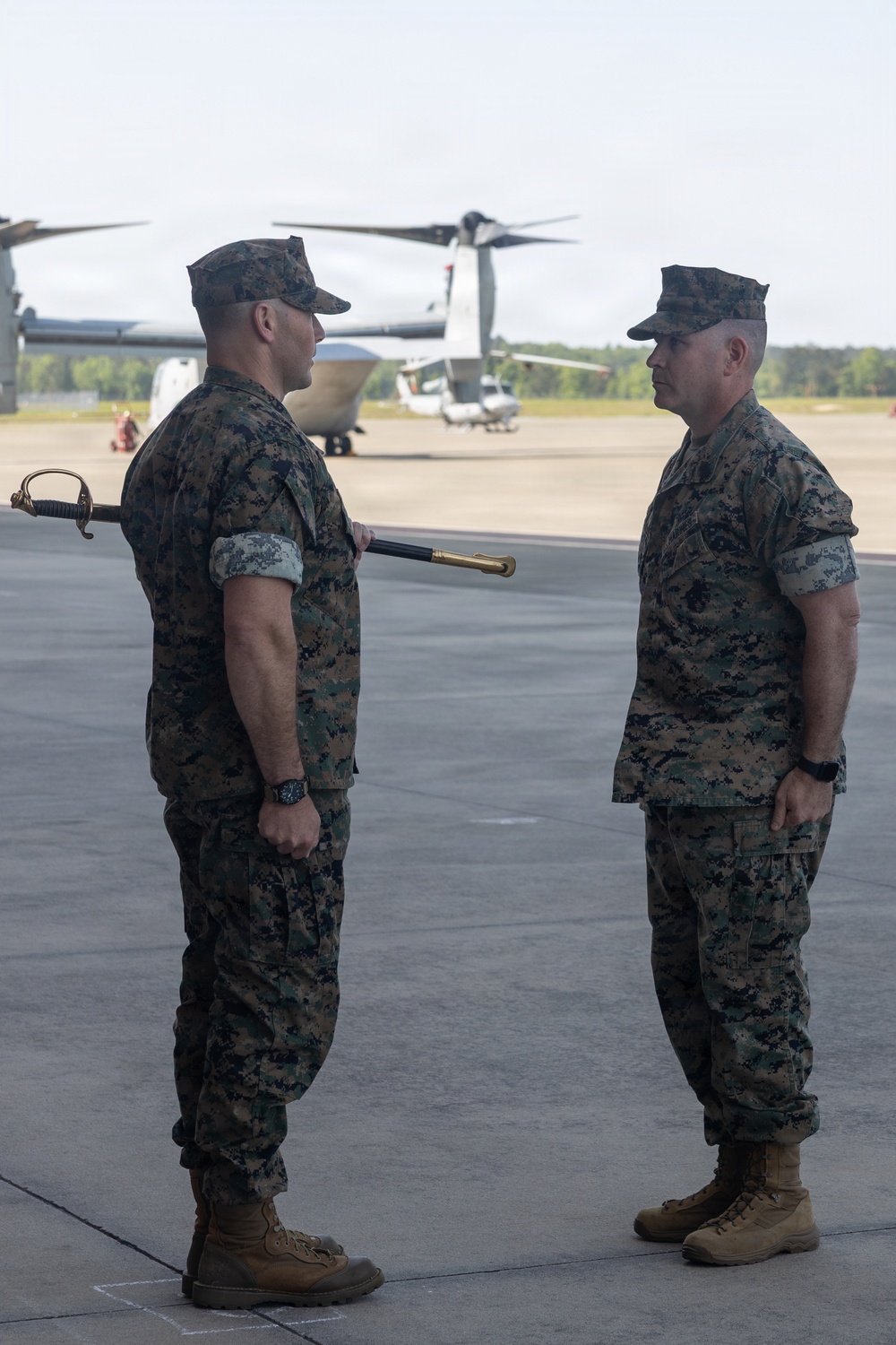 VMM-261 relief and appointment