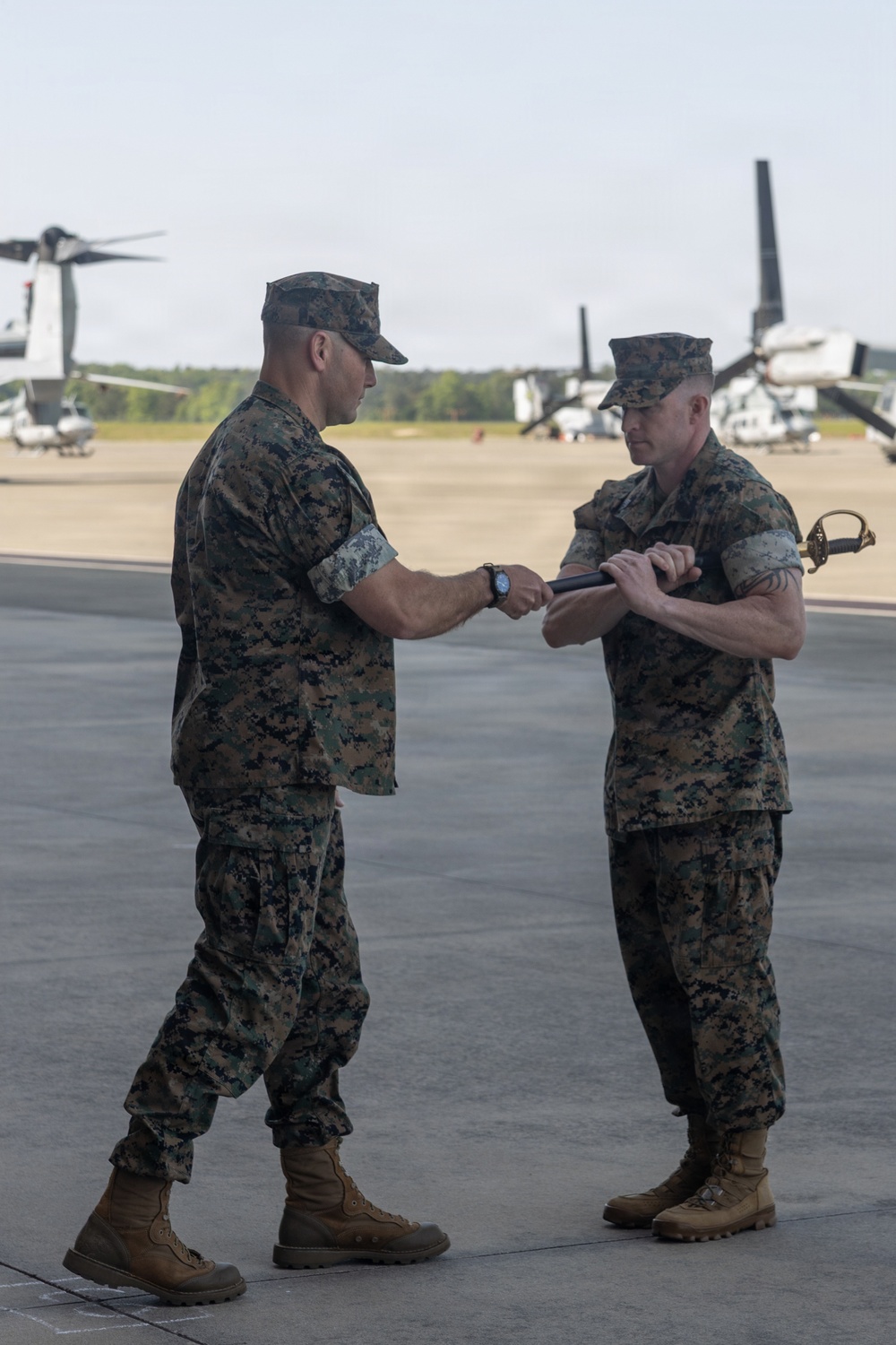 VMM-261 relief and appointment