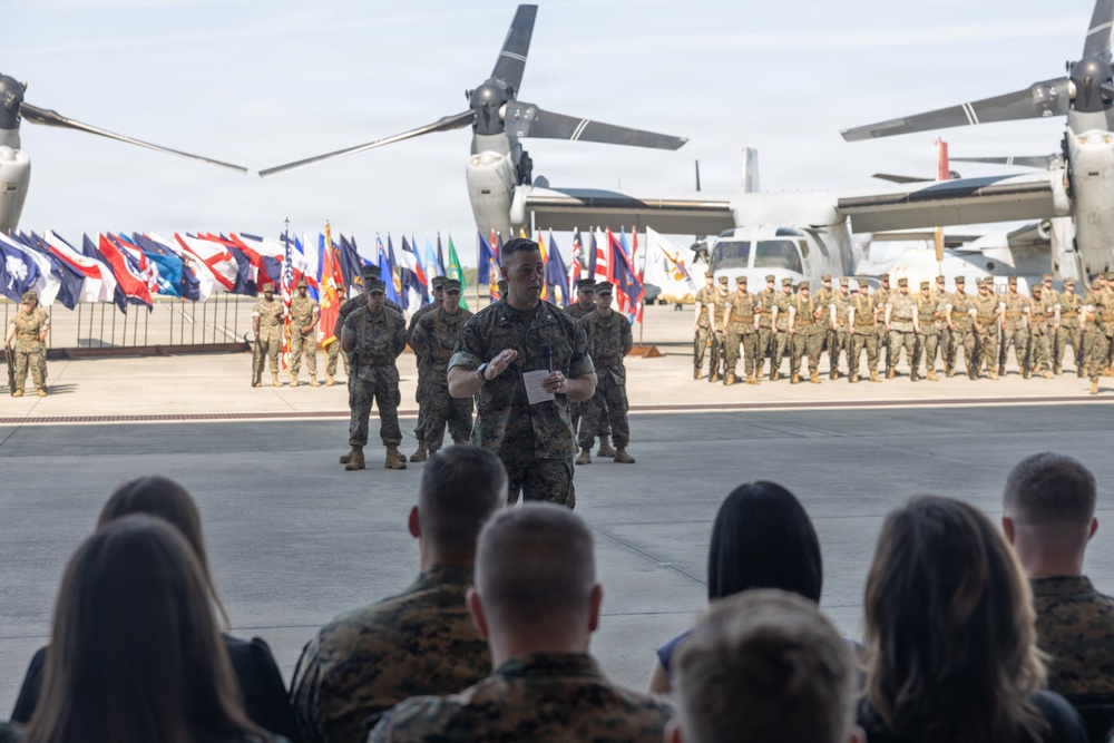 VMM-261 relief and appointment
