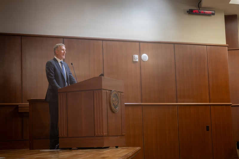 Maj. Gen. Woodworth visits Marine Support Facility New Orleans