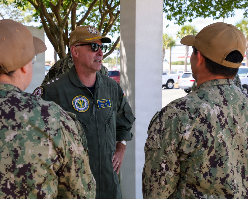 Vice Adm. Scott Gray, Commander, Navy Installations Command (CNIC) visits Naval Support Activity Panama City