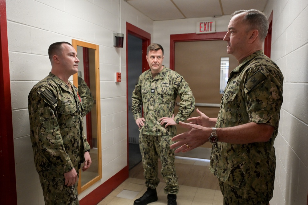 MCPON John Perryman visits Naval Station Newport, Rhode Island