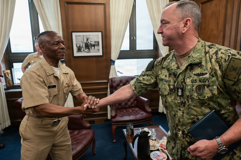 MCPON John Perryman visits Naval Station Newport, Rhode Island