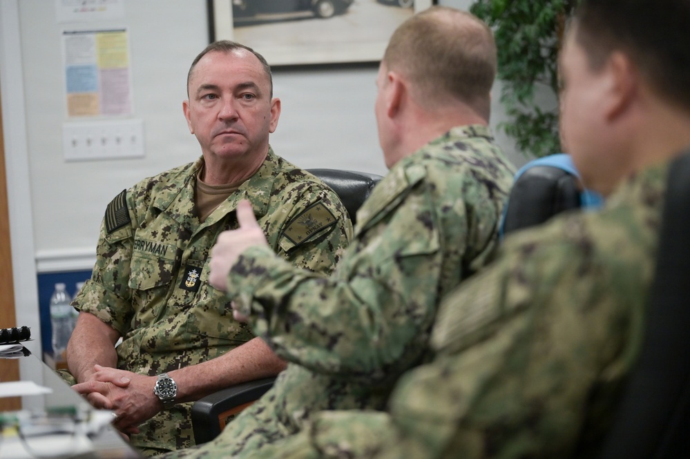 MCPON John Perryman visits Naval Station Newport, Rhode Island